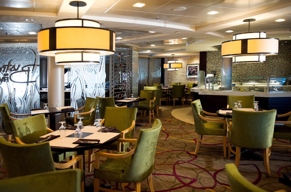 El nuevo Restaurante "Bistro on Five" a bordo del Celebrity MILLENNIUM CRUCEROS CELEBRITY MILLENNIUM CRUCEROS DE LUJO CELEBRITY MILLENIUM CRUISES