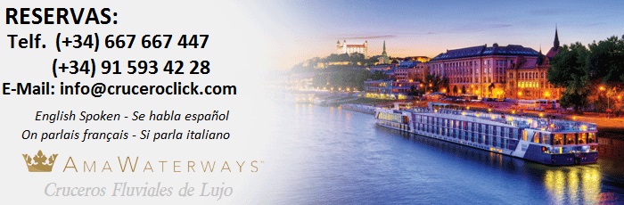 RESERVA CRUCEROS AMAWATERWAYS AMADEUS WATERWAYS CRUCEROS DE LUJO AMAWATERWAYS CRUISES CRUCEROS FLUVIALES DE LUJO