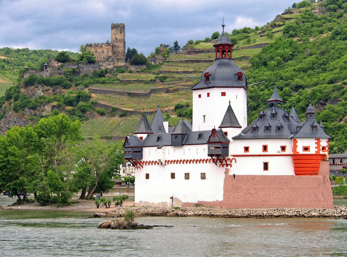 castillos del rhin crucero scholss pfalzgrafenstein zollburg kurfuersten Rhine River Cruises Germany Cruises RHINE CASTLES CRUISES