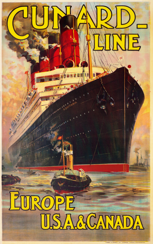 CUNARD LINE CRUCEROS DE LUJO SERVICIO EXTRAORDINARIO WHITE STAR SERVICE QUEEN MARY 2