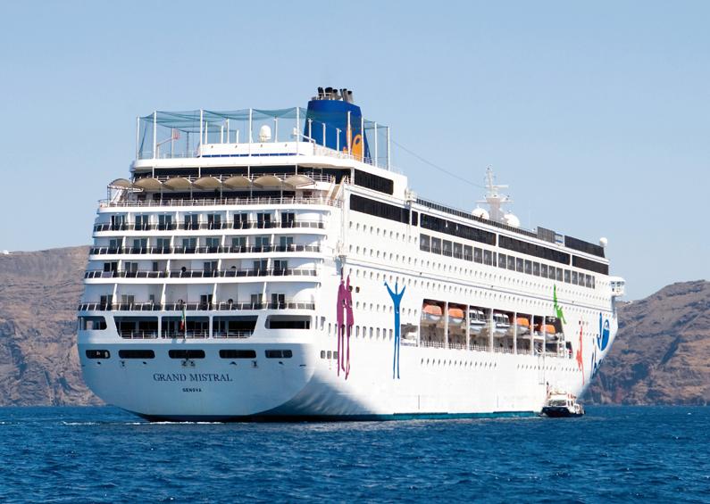 El Grand Mistral es un buque moderno y acogedor CRUCEROS GRAND MISTRAL 2010