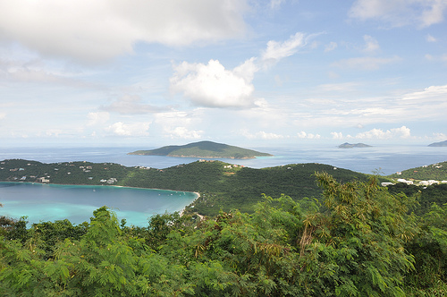 CRUCEROS CARIBE ST THOMAS PLAYAS PALMERAS