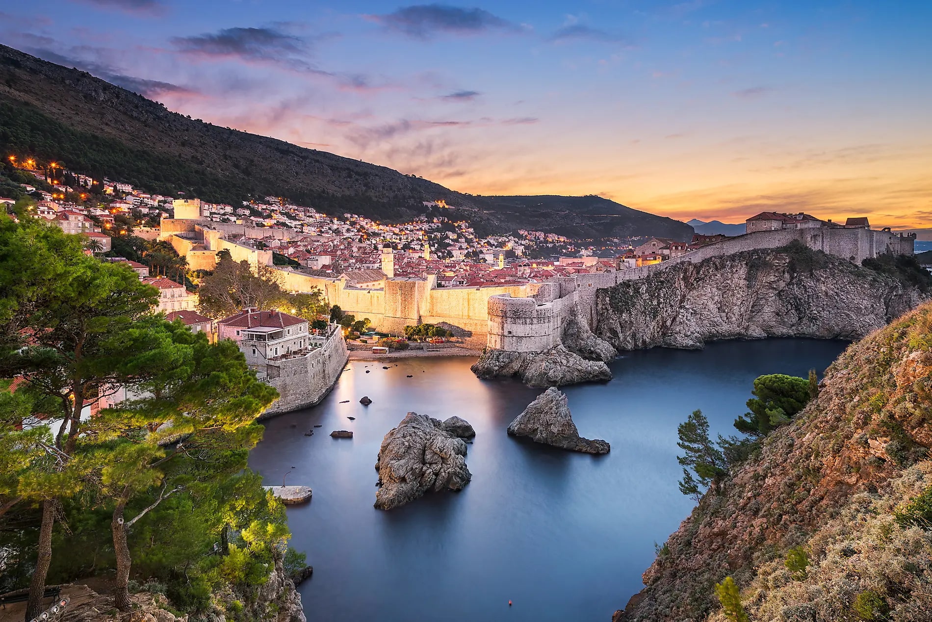 Atardecer en Dubrovnik (Croacia) CROACIA DUBROVNIK CRUCEROS CROATIA CRUISES CROISIERES #Dubrovnik