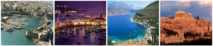Imagenes de Heraklion (Creta), Mykonos, Costa del Peloponeso (Grecia) y Acrópolis de Atenas CRUCEROS ISLAS GRIEGAS OFERTA ESPECIAL CRUCEROCLICK