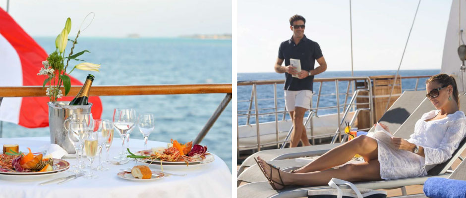 CRUCEROS PONANT CRUCEROS DE LUJO PONANT CRUISES CRUCEROS EN BARCO PEQUEÑO CREUERS CROISIERE BATEAU PONANT GASTRONOMIA RESTAURANTE TERRAZA AL FRESCO DINING ROOM DINING AL FRESCO TERRACE CRUISE SUNSET DINING #Ponant #PonantCruises #CrucerosPonant #Crucerosdelujo #CrucerosFranceses #ViajesdeNovios #Lunademiel #Viajedenovios #Lunasdemiel #RecienCasados #Cruceros