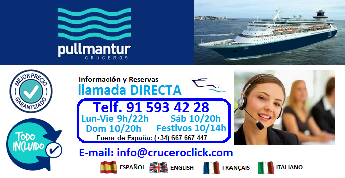 CRUCEROS TODO INCLUIDO CRUCEROS PULLMANTUR TODO INCLUIDO DESCUENTOS PULLMANTUR