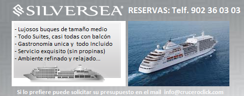 VENTA CRUCEROS SILVERSEA RESERVA CRUCEROS SILVERSEA INFORMACION SILVERSEA CONTACTO SILVERSEA CRUISES CRUCEROS DE LUJO