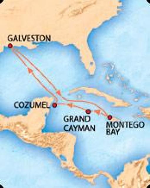 cruise from galveston to montego bay