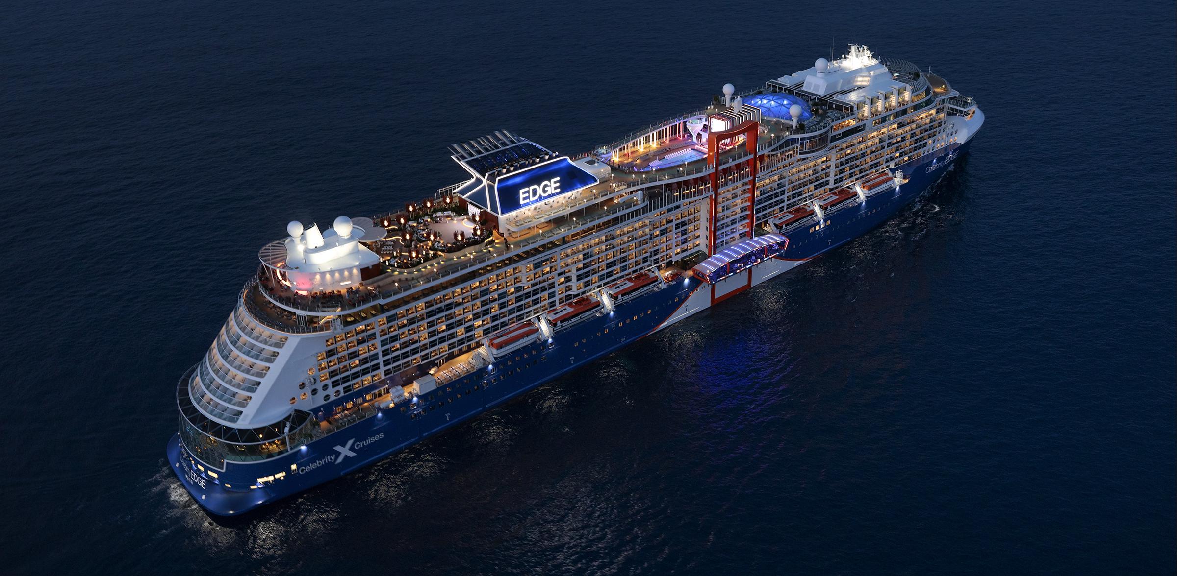 El nuevo Celebrity EDGE resplandeciendo al caer la noche... CELEBRITY EDGE CELEBRITY CRUISES NEW SHIP NUEVO BARCO CELEBRITY CRUISES CELEBRITY EDGE PREMIUM CRUISES CRUCEROS CELEBRITY EDGE CRUCEROS DE LUJO CELEBRITYCRUISES CELEBRITYEDGE CRUCEROS MEDITERRANEO CRUCEROS CARIBE BARCO NUEVO CRUCERO NUEVO NEW SHIP #CelebrityCruises #CelebrityEdge #CrucerosCelebrity #Celebrity #Edge #Cruises #NewShip #LuxuryCruises #NewCruiseShip #MagicCarpet #EdenRestaurant #Surprise #Vacation #Vacaciones #Crucerosdelujo #Cruceros