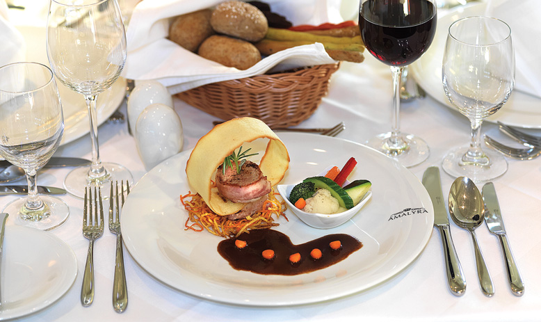 Un ejemplo de la cuidada gastronomía a bordo de Amadeus Waterways CRUCEROS FLUVIALES DE LUJO GASTRONOMIA DE LUJO CRUCEROS POCOS PASAJEROS CRUCEROS ELEGANTES CRUCEROS ALTO NIVEL CRUCEROS GRAN LUJO CRUCEROS AMAWATERWAYS CULINARY CRUISES LUXURY RIVER CRUISES