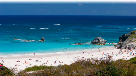 Una de las hermosas playas de Bermudas BERMUDA PLAYAS CRUCEROS CHOLLOS CRUCERO LOCO