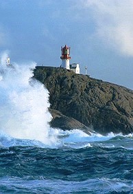 NORUEGA NORWAY FARO LIGHTHOUSE FIORDOS CRUCEROS LINDENES KRISTIANSAND