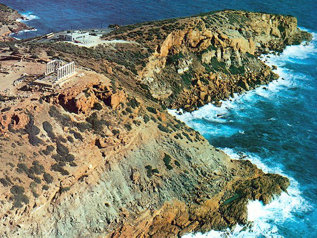 CRUCEROS GRECIA LAVRIO CABO SOUNION TEMPLO GRIEGO TEMPLO POSEIDON
