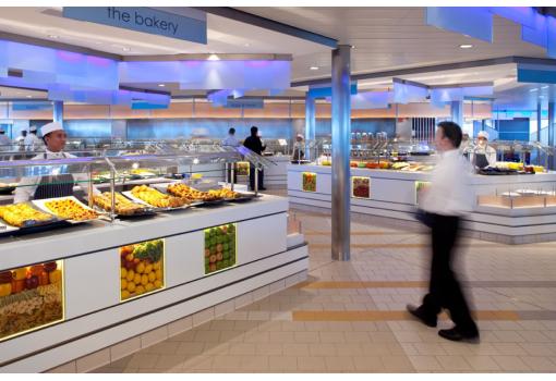 Y de una grandísima variedad en buffet Oceanview Cafe