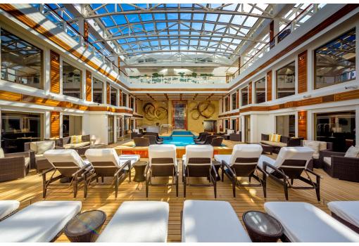 El exclusivo Courtyard sólo para suites The Haven