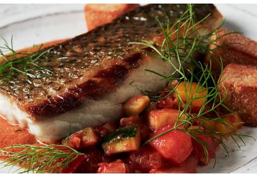 con delicias gastronímicas como esta (Rest. Le Bistro)