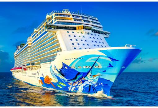 El Norwegian Escape es un moderno buque de crucero
